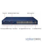 Planet  24-Port 10/100/1000T 802.3at PoE + 2-Port 100/1000X SFP Managed Switch - Networking - Image 3