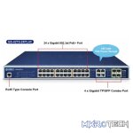 Planet 24-Port 10/100/1000T 802.3at PoE + 4-Port Gigabit TP/SFP Combo Managed Switch - Networking - Image 4