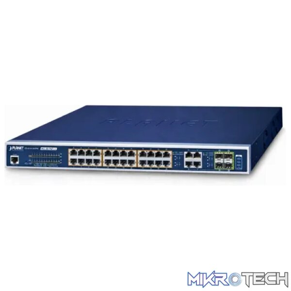 Planet 24-Port 10/100/1000T 802.3at PoE + 4-Port Gigabit TP/SFP Combo Managed Switch - Networking - Image 7