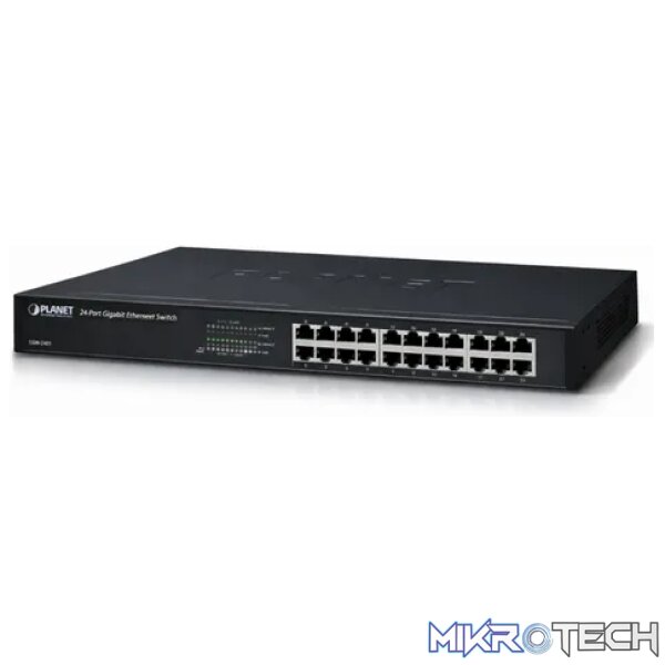 Planet 24 Port 10/100/1000mbps Gigabit Ethernet Switch - Networking - Image 3