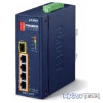 Planet 4-Port 10/100Mbps with PoE + 1-Port 100FX Industrial Web Smart Switch - Networking