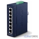 Planet IP30 Slim Type 8-Port Industrial Fast Ethernet Switch (-40 to 75 Degree C) - Networking