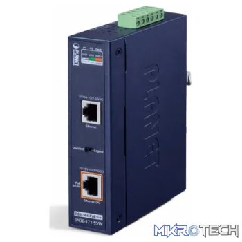 Planet Single-Port Multi-Gigabit 802.3bt PoE++ Injector (95 Watts) - Networking