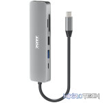 Port Connect 5-in-1 USB Type-C 4K Docking Station - Image 2
