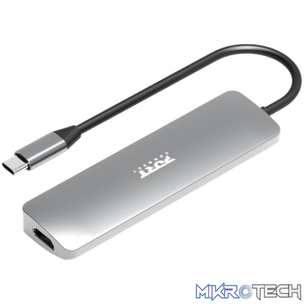 Port Connect 5-in-1 USB Type-C 4K Docking Station - Image 3