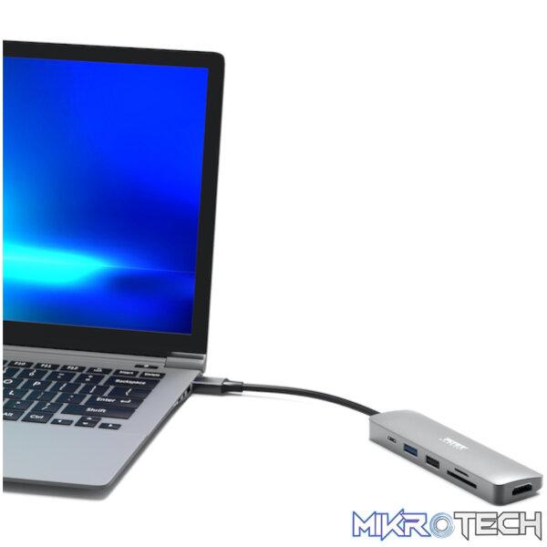 Port Connect 5-in-1 USB Type-C 4K Docking Station - Image 4