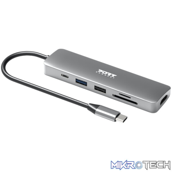 Port Connect 5-in-1 USB Type-C 4K Docking Station Port Connect 5-in-1 USB Type-C 4K Docking Station