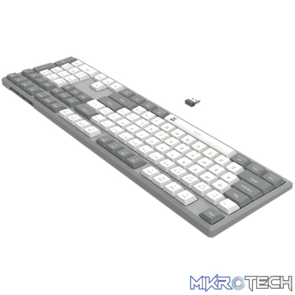 Redragon BK-7485 Wireless Office Keyboard - Grey - Image 4