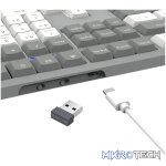 Redragon BK-7485 Wireless Office Keyboard - Grey - Image 7