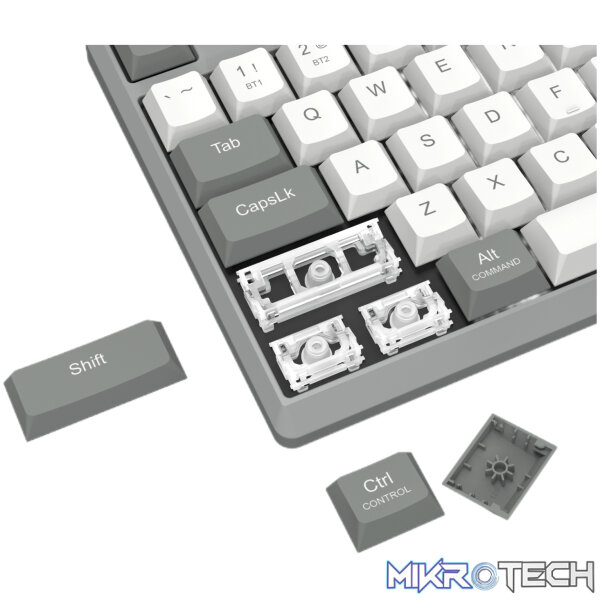 Redragon BK-7485 Wireless Office Keyboard - Grey - Image 8