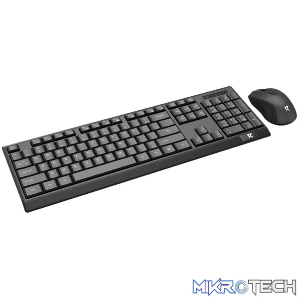 Redragon BS-8343A Wireless Keyboard and Mouse Combo - Black - Image 2