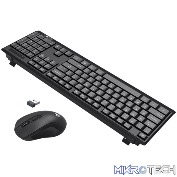 Redragon BS-8343A Wireless Keyboard and Mouse Combo - Black - Image 5