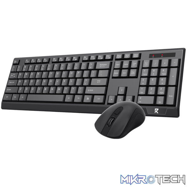 Redragon BS-8343A Wireless Keyboard and Mouse Combo - Black - Image 6