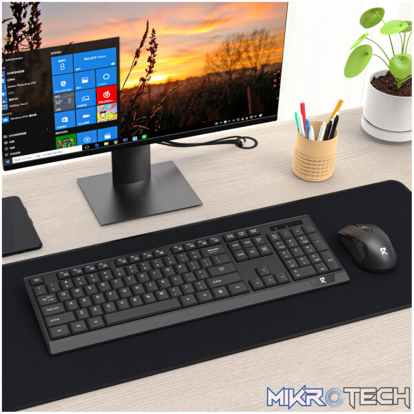 Redragon BS-8343A Wireless Keyboard and Mouse Combo - Black - Image 7