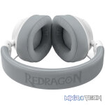 Redragon H889W SPECTRA PRO Over-Ear Wireless Headphones - White - Image 5
