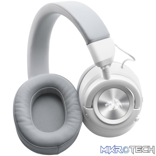 Redragon H889W SPECTRA PRO Over-Ear Wireless Headphones - White - Image 6