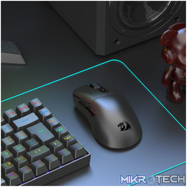 Redragon M818-STD JABNS Standard 12000DPI Wireless Mouse - Black - Image 6