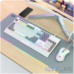 Redragon S151 Wired RGB Gaming Keyboard and Mouse Combo - White and Grey - Image 7