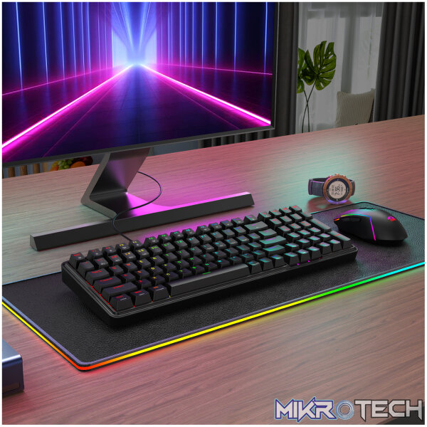 Redragon S162 RGB 3-Mode Wireless Mechanical Gaming Keyboard and Mouse Combo - Black - Image 6