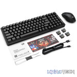 Redragon S162 RGB 3-Mode Wireless Mechanical Gaming Keyboard and Mouse Combo - Black - Image 7