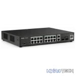 Reyee 16 Port 1GE PoE Switch with 2 x RJ45 1GE Uplinks and 2 x SFP 1GE Uplinks - Image 3