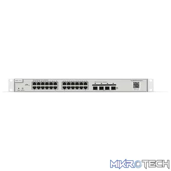 Reyee 24 Port 1GE PoE Cloud Managed Switch with 4 SFP+ 10GE Uplinks - Image 3
