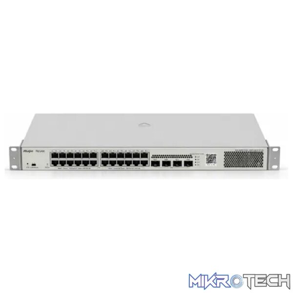 Reyee 24 Port 1GE PoE Cloud Managed Switch with 4 SFP 1GE Uplinks Reyee 24 Port 1GE PoE Cloud Managed Switch with 4 SFP 1GE Uplinks