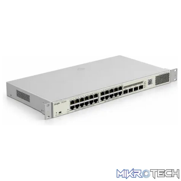 Reyee 24 Port 1GE PoE Cloud Managed Switch with 4 SFP 1GE Uplinks - Image 3