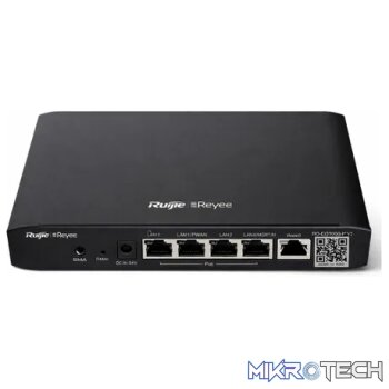 Reyee 4 Port 1GE PoE 100 Client Business Router with 1 WAN 1GE Uplink