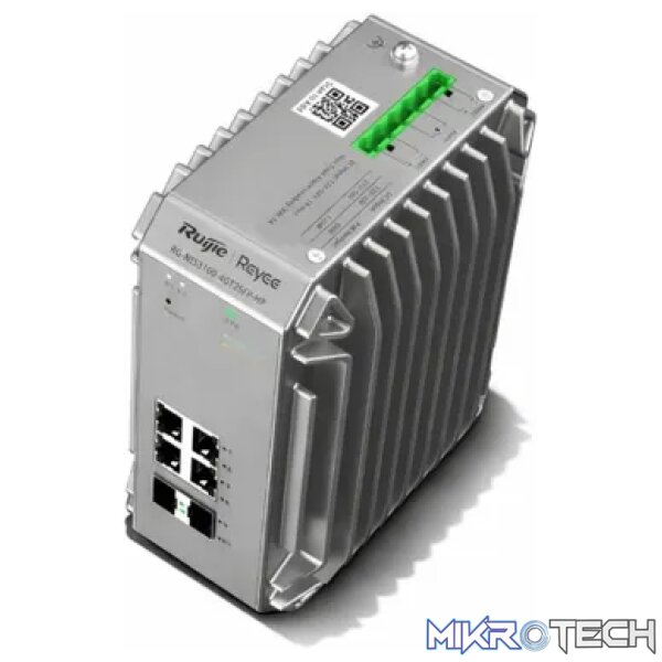 Reyee 4 Port 1GE PoE Cloud Managed Industrial Switch with 2 SFP 1GE Uplinks - Image 4