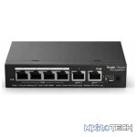 Reyee 4 Port 1GE PoE Cloud Managed Switch with 1 x RJ45 1GE Uplinks and 1 x RJ45/SFP 1GE Uplinks - Image 3