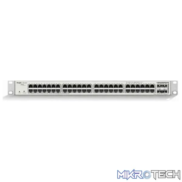 Reyee 48 Port 1GE PoE Cloud Managed Switch with 4 SFP 1GE Uplinks Reyee 48 Port 1GE PoE Cloud Managed Switch with 4 SFP 1GE Uplinks