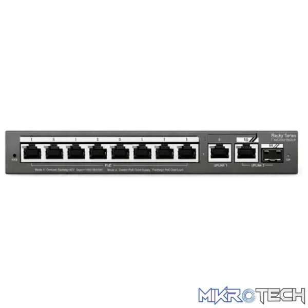 Reyee 8 Port 1GE PoE Cloud Managed Switch with 1 x RJ45 1GE Uplinks and 1 x RJ45/SFP 1GE Uplinks - Image 3