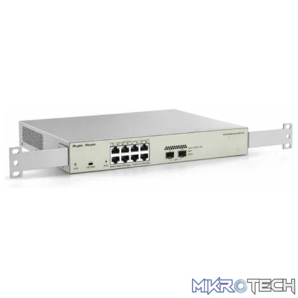 Reyee 8 Port 1GE PoE Cloud Managed Switch with 2 SFP 1GE Uplinks - Image 2