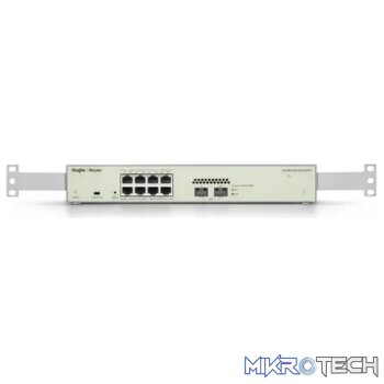 Reyee 8 Port 1GE PoE Cloud Managed Switch with 2 SFP 1GE Uplinks