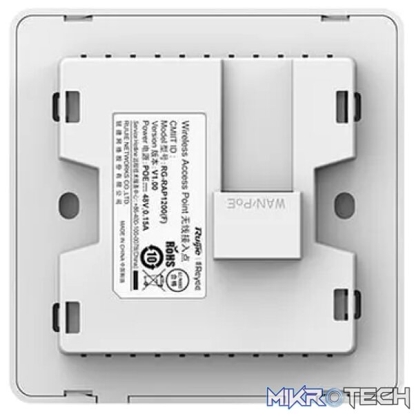 Reyee Indoor Wi-Fi 5 Dual-Band 10/100 Wall Mount Access Point - Image 13