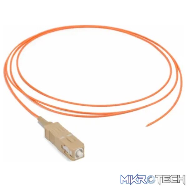 SC (50/125) Unjacketed Pigtail 1M - Fibre SC (50/125) Unjacketed Pigtail 1M - Fibre