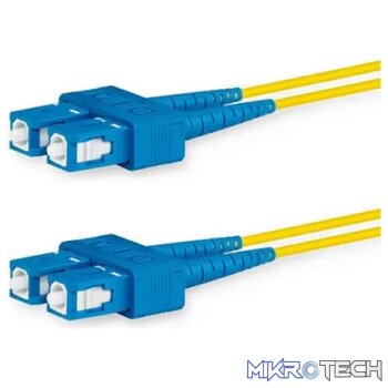 SC (9/125) Duplex Patch Cord 3M - Fibre
