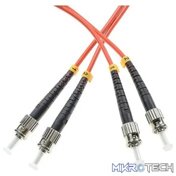 ST (50/125) Duplex Patch Cord 1M - Fibre