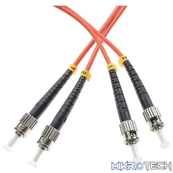 ST (50/125) Duplex Patch Cord 2M - Fibre ST (50/125) Duplex Patch Cord 2M - Fibre