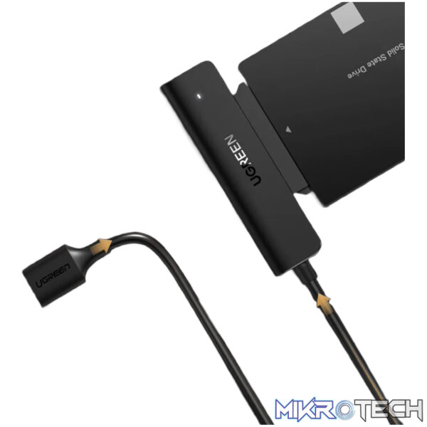 UGREEN CM321 USB-A 3.0 to 2.5" SATA Converter-Black - Image 3