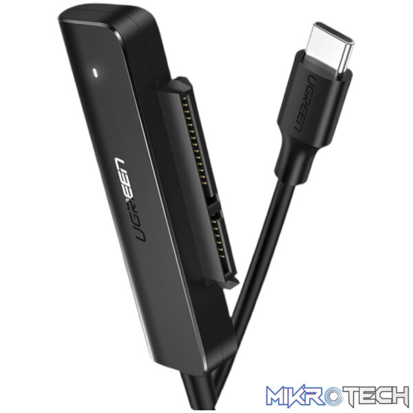 UGREEN CM321 USB Type-C to 2.5" SATA HDD/SSD Converter Cable 5Gbps-Black - Image 2