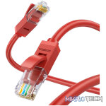 UGREEN RJ45 CAT6 1m LAN Network Cable – (1Gbps, 250MHz) – Red - Image 4
