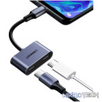 UGREEN USB Type-C Dual Audio and Charging Adapter (15W PD, 2-in-1 Splitter) - Image 3