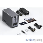 UGreen NASync DXP2800 2 Bay NAS with Seagate Ironwolf NAS 16TB SATA Hard Drive Bundle (2x 8TB) - Image 5