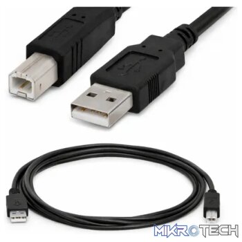 USB Printer 1.8m A Male+ B Male - Components