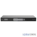 Uniview 16 Port 10/100 PoE Cloud Managed Switch with 1 x RJ45 1GE and 1 x RJ45/SFP 1GE Uplink - Image 4