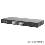 Uniview 16 Port 10/100 PoE Cloud Managed Switch with 1 x RJ45 1GE and 1 x RJ45/SFP 1GE Uplink - Image 5