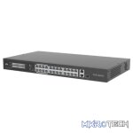 Uniview 24 Port 10/100 PoE Switch with 1 x RJ45 1GE and 1 x RJ45/SFP 1GE Uplink - Image 3
