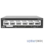 Uniview 6 Port 10/100 PoE Switch with 2 x 10/100 RJ45 Uplink